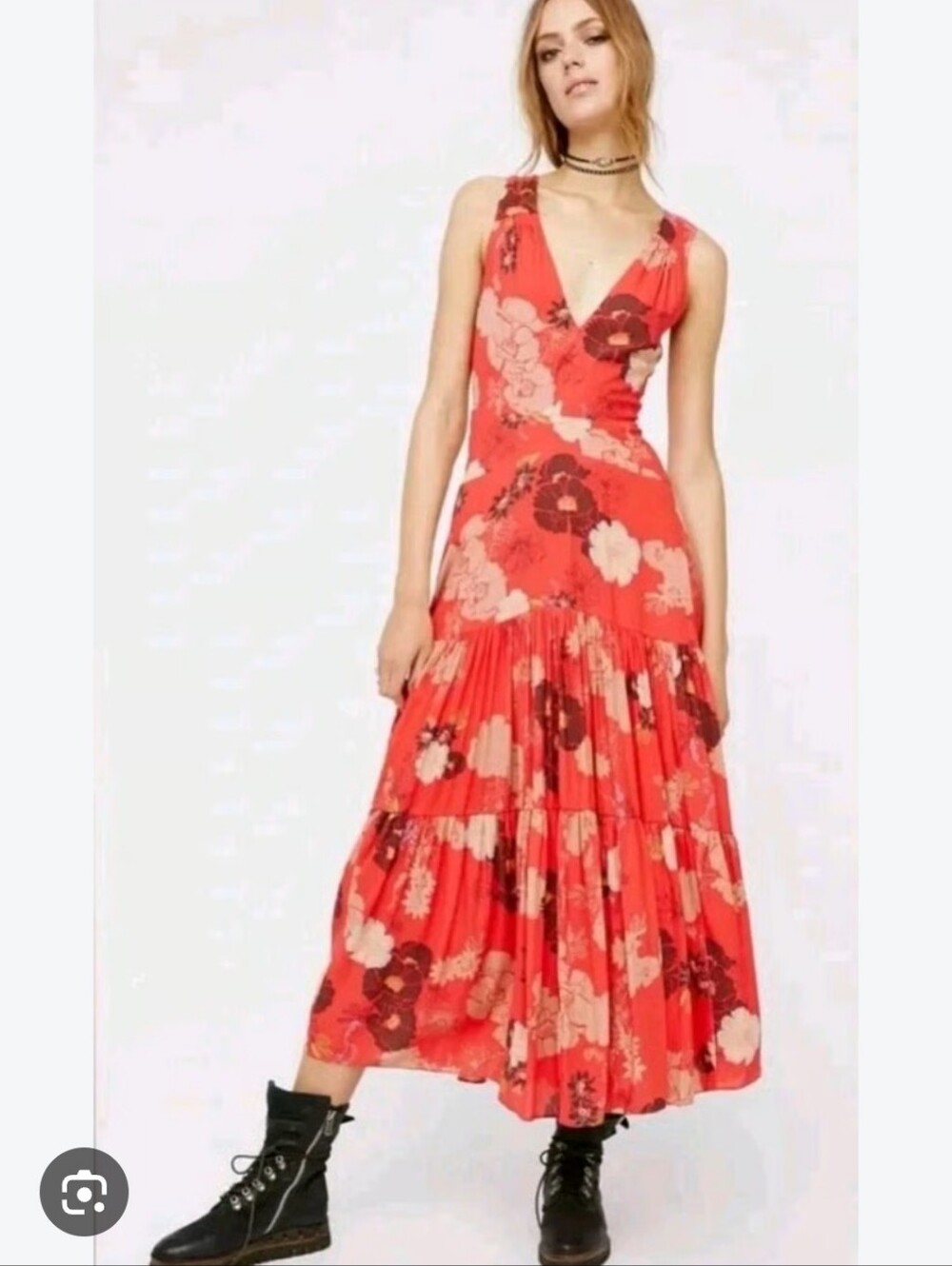 FREE PEOPLE sure Thing Midi Dress